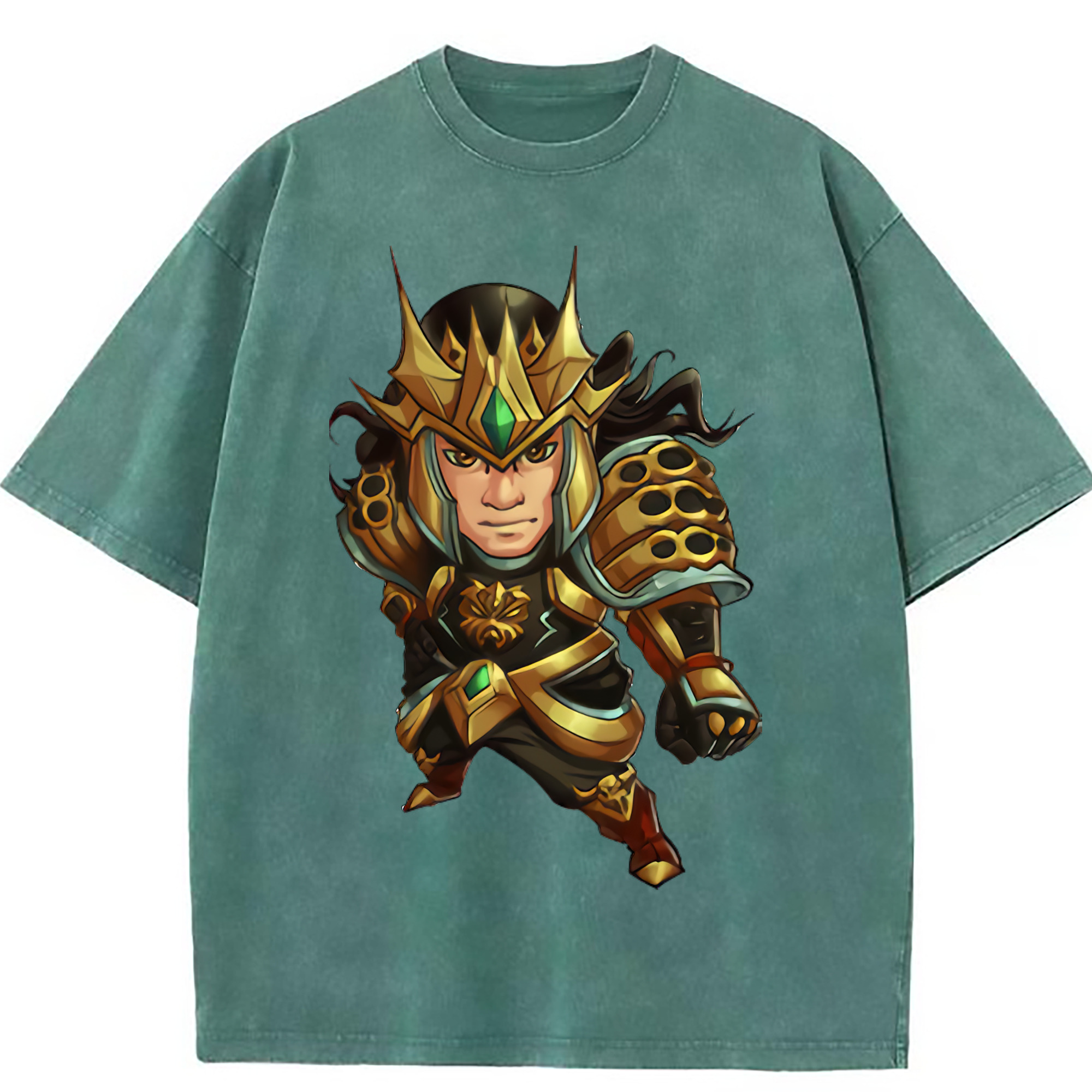（画像用） リーグ・オブ・レジェンド League of Legends LOL 綿100% ヴィンテージ風 半袖Tシャツ（フロントプリント）